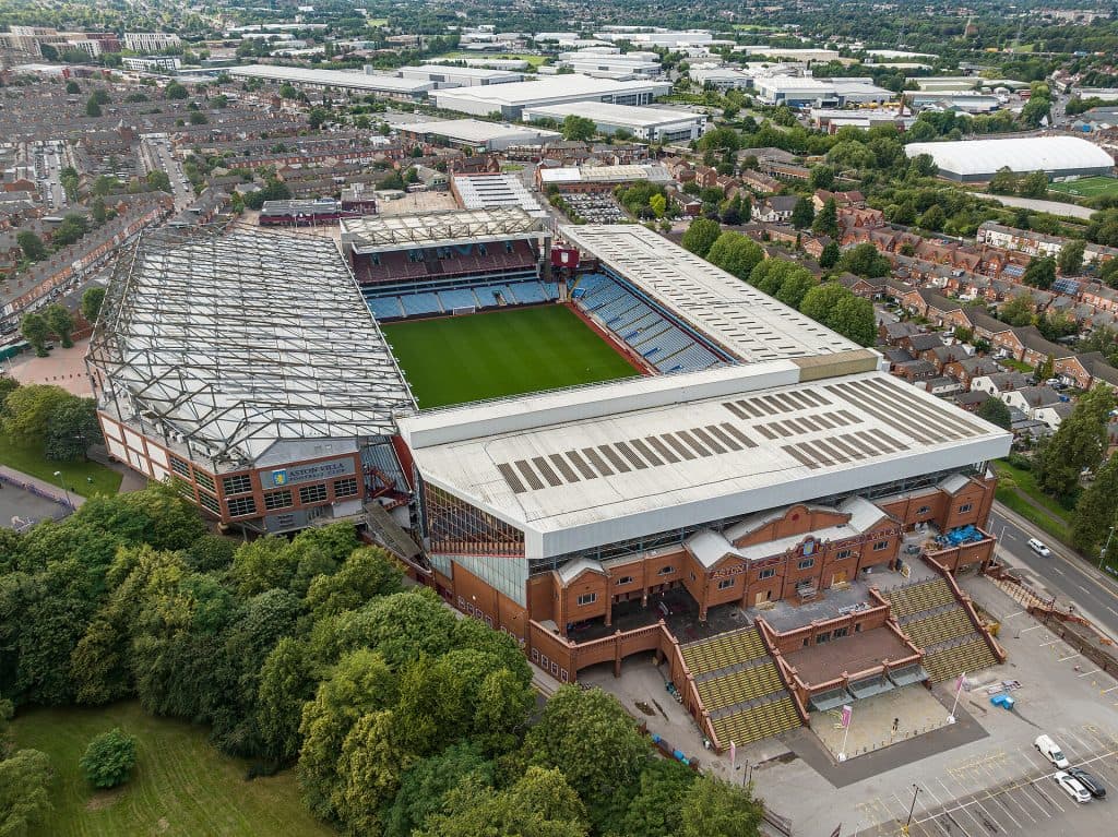 Villa Park trong lịch giao hữu các câu lạc bộ Premier League ngày 28 tháng 7 năm 2026