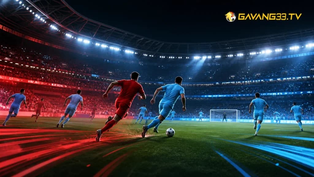 Minh họa Arsenal đối đầu Manchester City trong thế trận pressing tại Community Shield 2026