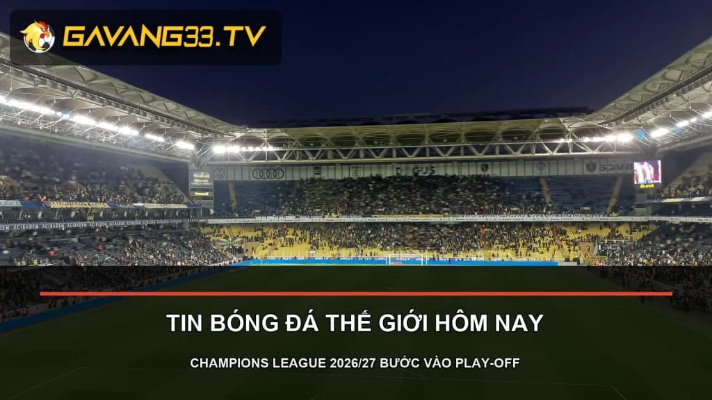 Cầu thủ Fenerbahçe thi đấu trên sân Şükrü Saracoğlu, ảnh tư liệu cho tin play-off Champions League