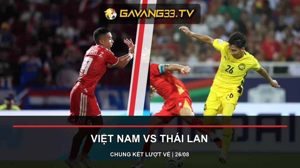 Tuyển Thái Lan và tuyển Việt Nam ở bán kết ASEAN Championship 2026, có logo website