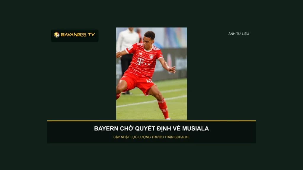 Jamal Musiala trong màu áo Bayern Munich, ảnh tư liệu năm 2022