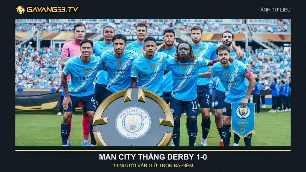 Ảnh tư liệu đội hình Manchester City năm 2025