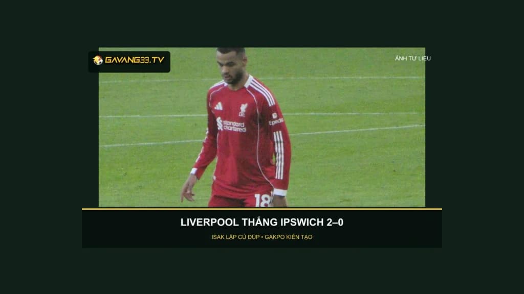 Cody Gakpo trong màu áo Liverpool, ảnh tư liệu tháng 1/2026