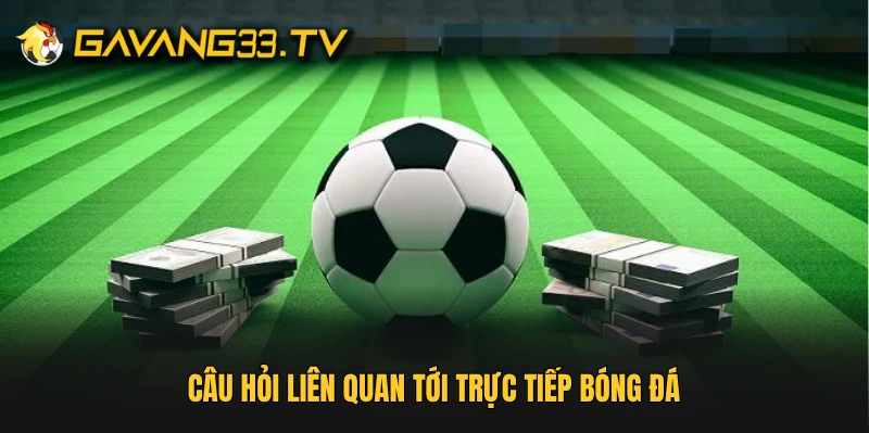 Câu hỏi khi xem trực tiếp bóng đá trên GavangTV