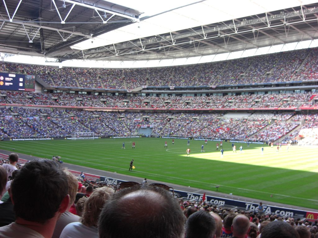 Wembley trong ngày diễn ra FA Community Shield