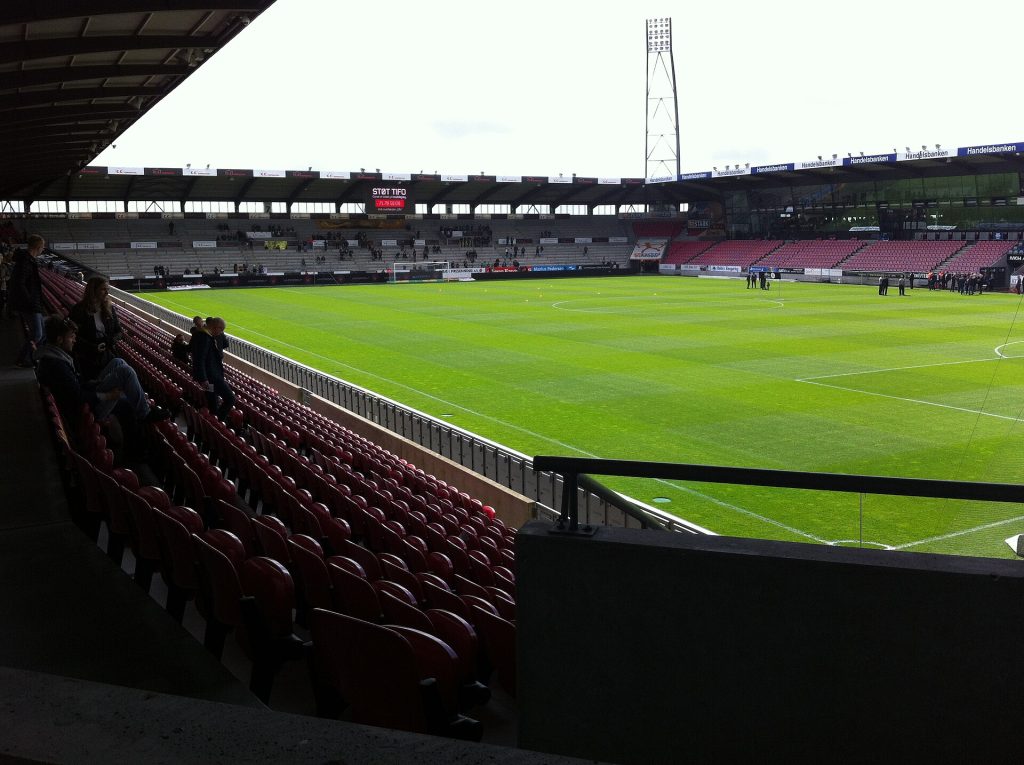 MCH Arena trong ảnh tư liệu FC Midtjylland