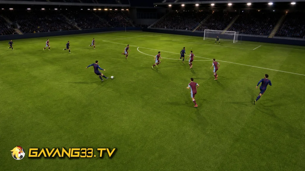 Minh họa Désiré Doué thoát xuống ghi bàn quyết định trước Aston Villa
