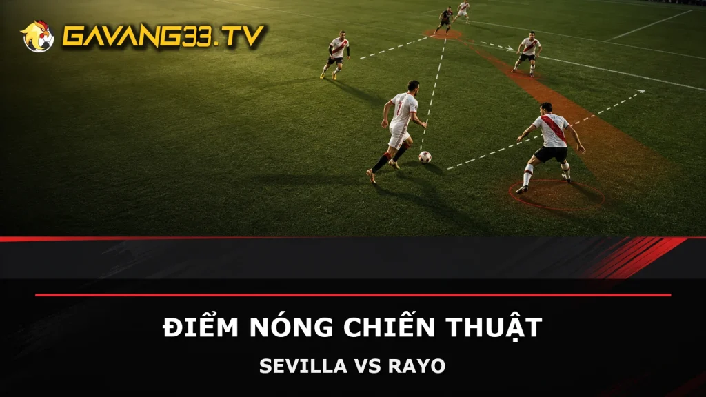 Ảnh minh họa cuộc đấu nhịp độ giữa Sevilla và Rayo Vallecano