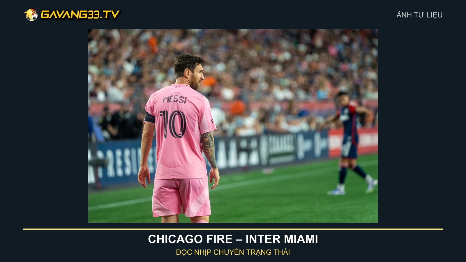 Ảnh tư liệu Lionel Messi trong màu áo Inter Miami năm 2025